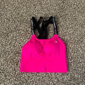 Aeropostale Vibrant Pink Sports Bra, Size Small, Wore Once